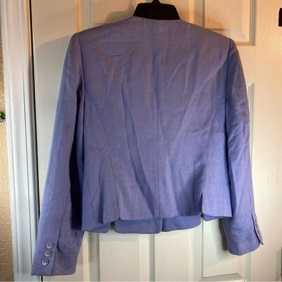 Worthington Women Petite 2P Blazer Crop Business Professional Fancy Cocktail Fun - Picture 6 of 13